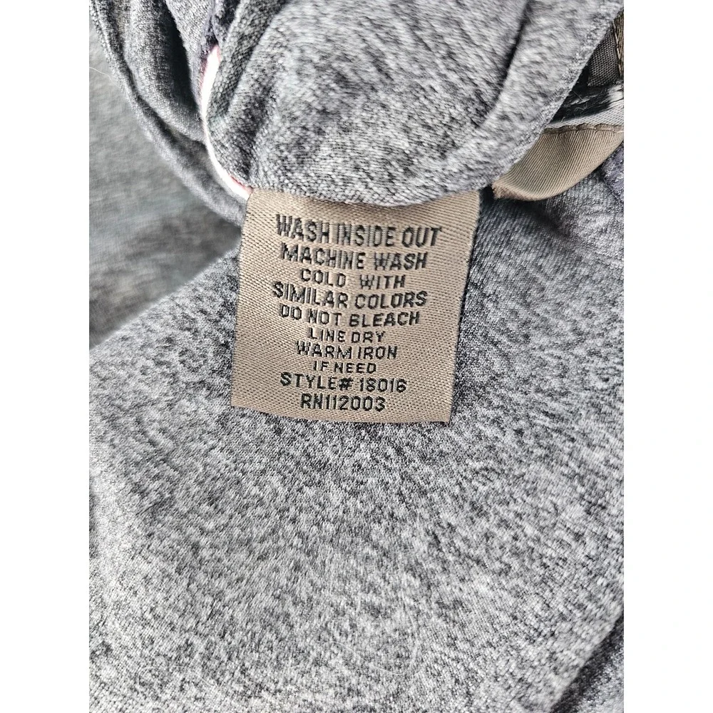 Equestrian Good Rider Quarter Zip Top Kids XL Gray Heather Long Sleeve 18016